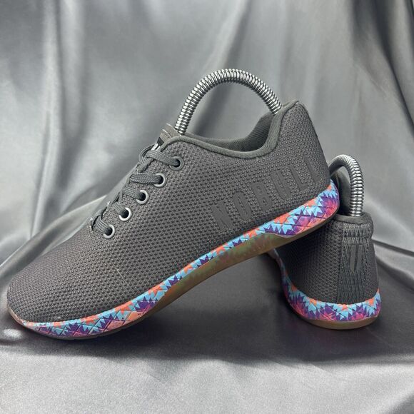 NOBULL Outwork Patchwork Trainer Shoes Men’s 6 Women’s 7.5 Gray Gum Superfabric - Picture 1 of 13